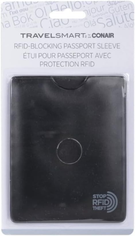 TRAVELSMART PASSPORT SLEEVE W/ RFID-BLOCKING pack of 6