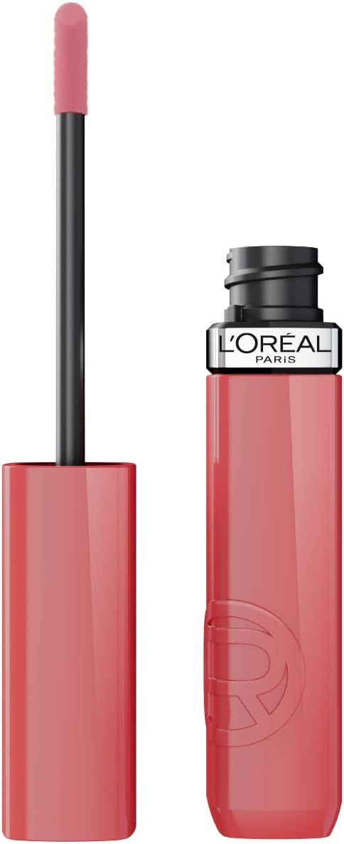 L'OREAL INFALLIBLE LAQUE LIPSTICK LE NU ROSE pack of 2