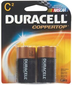 DURACELL COPPERTOP BATTERIES C 2