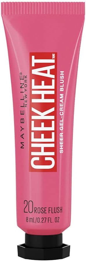 MAYB CHEEK HEAT BLUSH ROSE FLUSH 20ML pack of 2