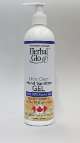 Herbal Glo   Ultra Clean Sanitizer Gel 350ml