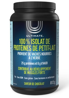 Ultimate NEW! Ultimate 100% Whey Protein Isolate, Chocolate pwd 812 g