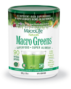MacroLife Naturals   Macro Greens Canister 850g