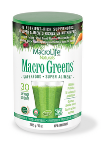 MacroLife Naturals   Macro Greens Canister 284g