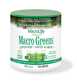MacroLife Naturals   Macro Greens Trial Size 57g