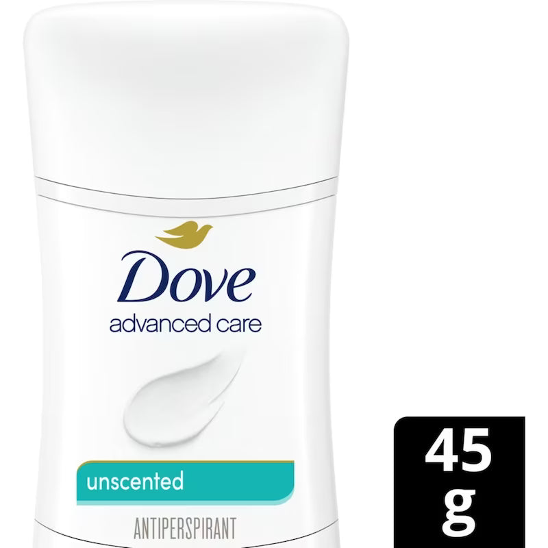 DOVE AP GO SLEEVELESS UNSCENTED 45G