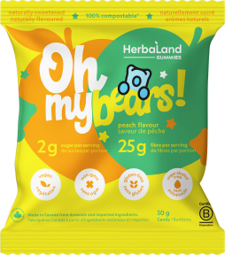 Herbaland   Oh My Bears! Peach 12 x 50g