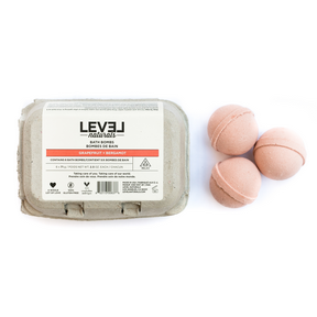 Level Naturals-Grapefruit + Bergamot Bath Bombs