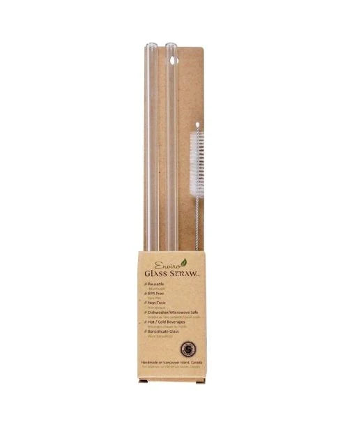 ENVIRO GLASS STRAWS Combo Reg. Straws 10" Straight