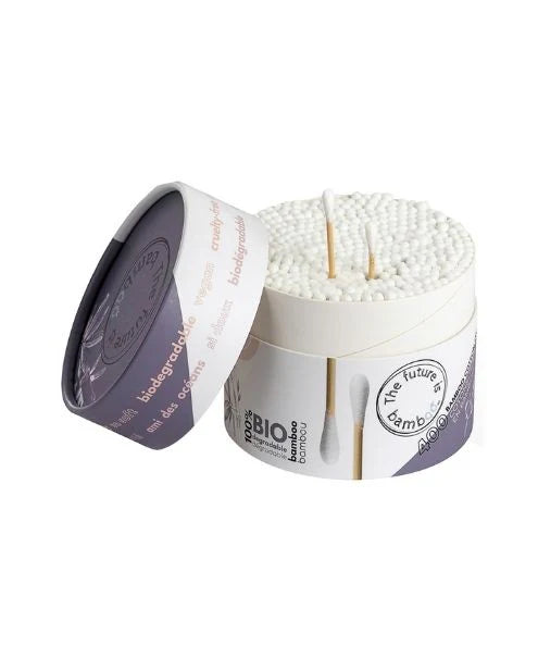 THE FUTURE IS BAMBOO Cotton Swabs Circular 400 CT