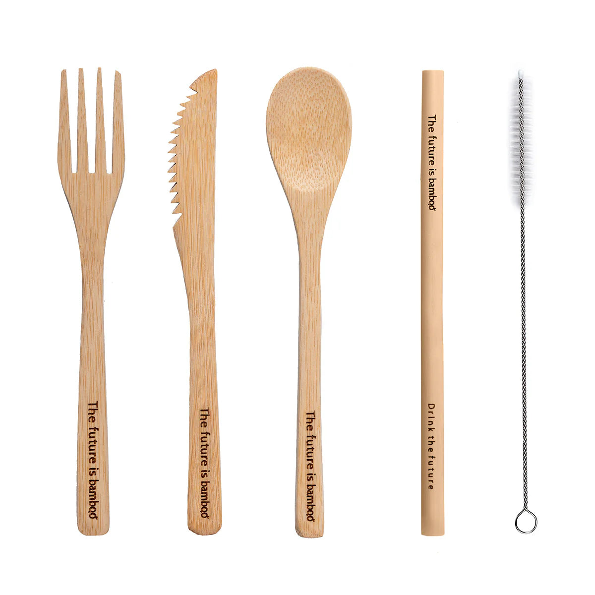 THE FUTURE IS BAMBOO Bamboo Utensil Kits 12/Box