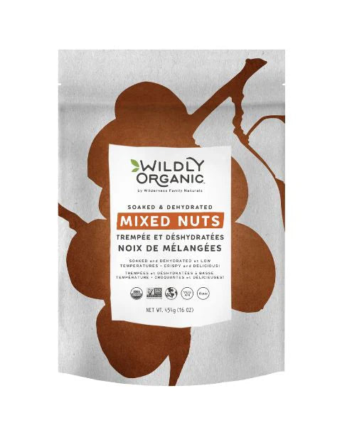 WILDLY ORGANIC Mixed Nuts Soaked & Dehyd,454g