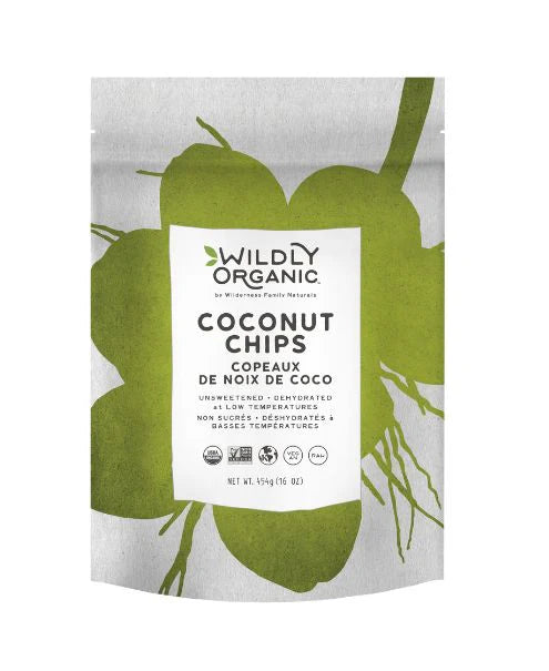WILDLY ORGANIC Coct Dehydr Unswt Chips,454g
