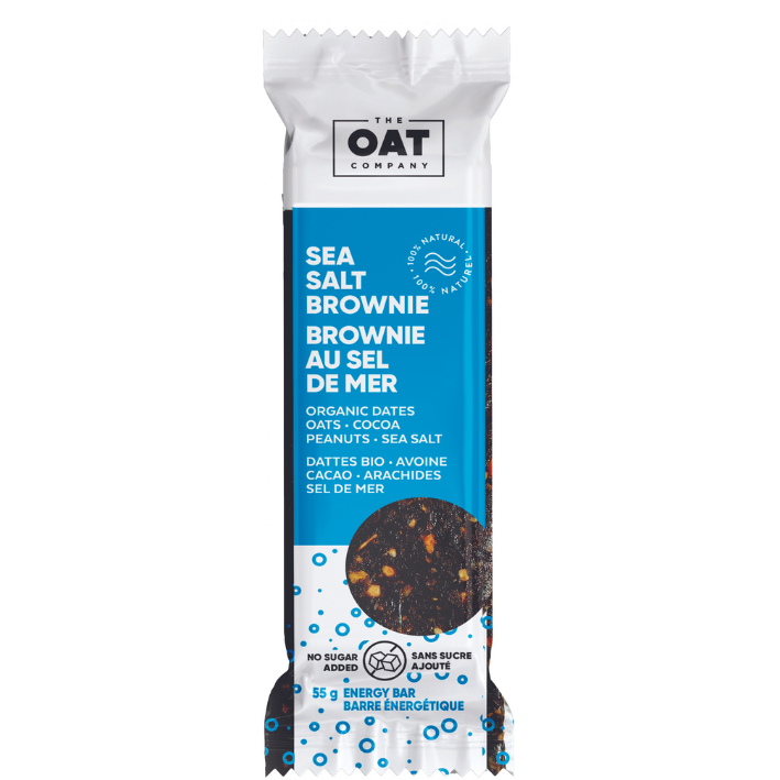 The Oat Company   Sea Salt Brownie Energy Bars 12 x 55g