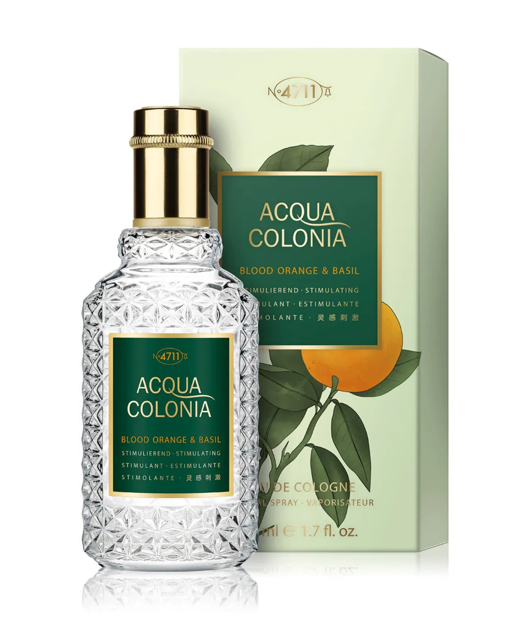 4711 Women 4711 Acqua Colonia Blood Orange & Basil 50 ml Eau De Cologne Spray (Unisex)