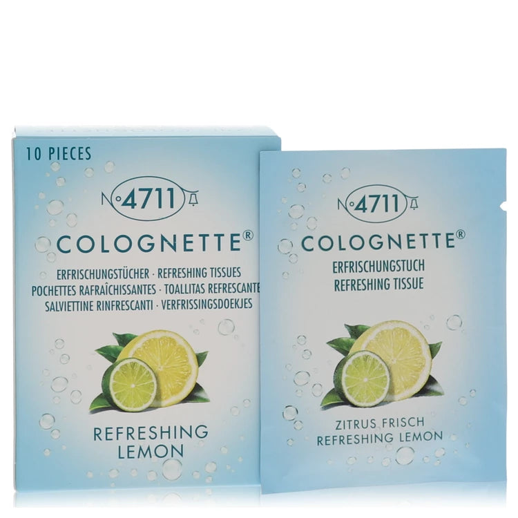 4711 Colognette Refreshing Lemon Box Of 10 Refreshing Tissues By 4711 '-- Box Of 10 Refreshing Tissues