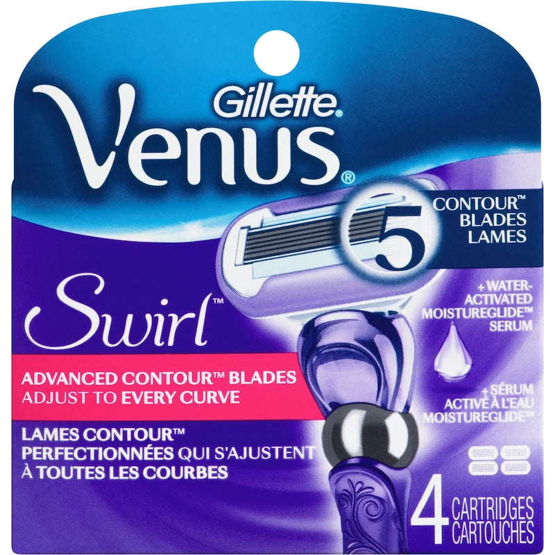 VENUS CARTRIDGES SWIRL&PLATINUM DELUXE SMOOTH 4