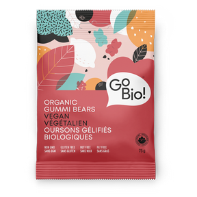GoBIO! Organics-Organic Vegan Gummi Bears ( 10 X 75g )