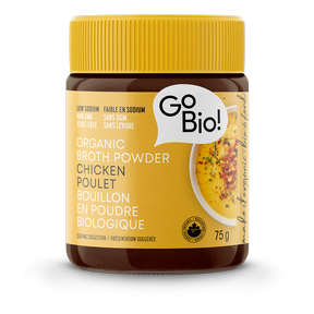 GoBIO! Organics Low Sodium Org Chicken Broth Pwdr 75g