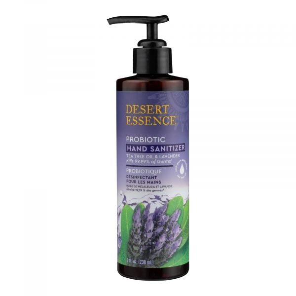 Desert Essence   Hand Sanitizer Probiotic Lavender TT Oil 237ml