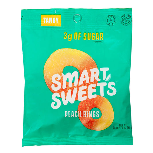 SmartSweets   Peach Rings  50g