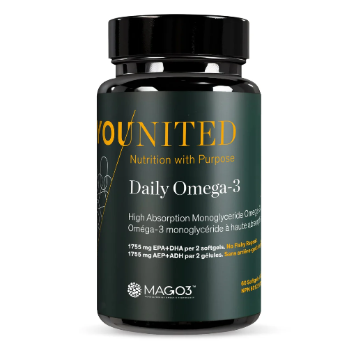 YOUNITED - Daily Omega Fish Oil (MagO3) - 60 softgels