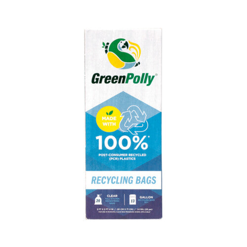 BIOBAG ClearDrawstring 50LRecyclingBg20ct