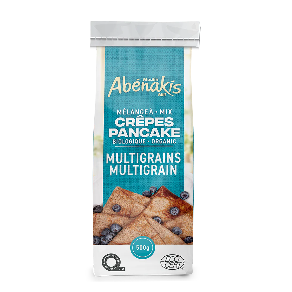 Abernaki Mill - NEW BRAND! Organic Pancake Multigrain Mix 500 g
