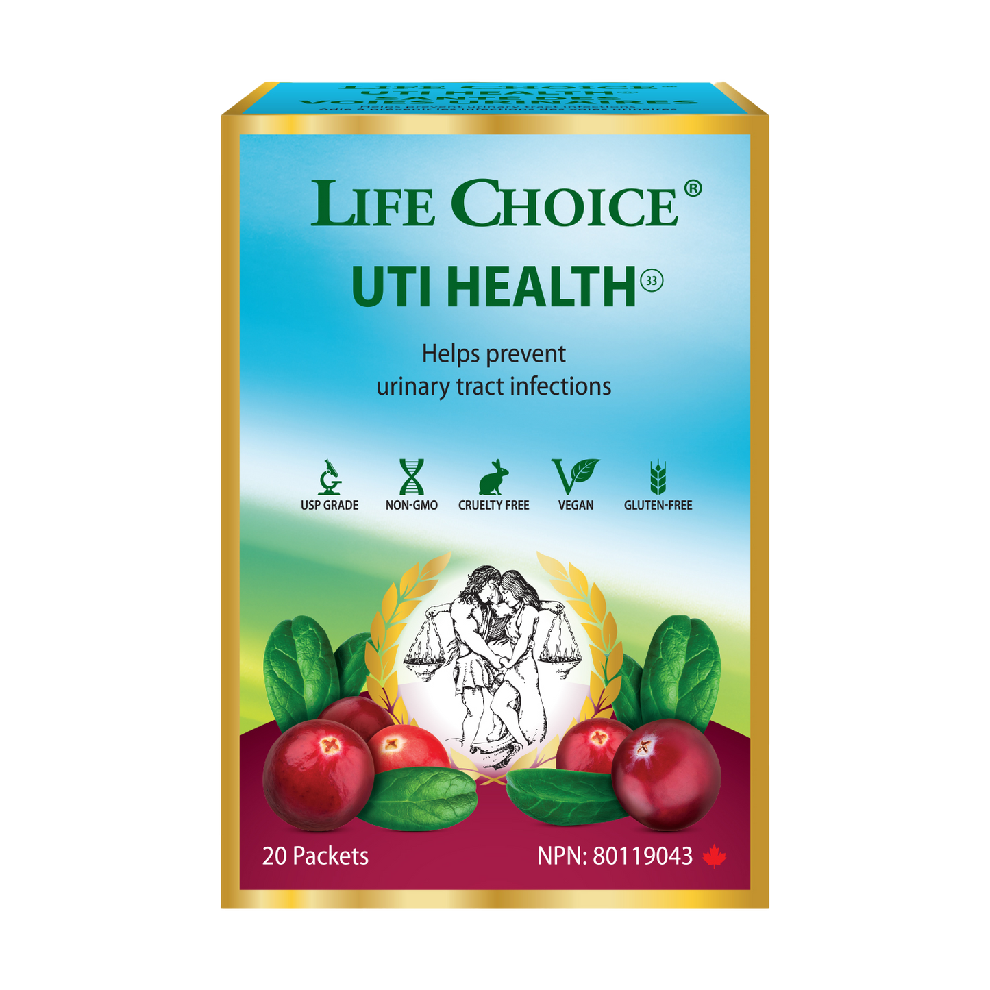 LIFE CHOICE UTI Health, 20 pack