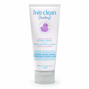 Live Clean   Eczema Cream Colloidal Oatmeal 170ml