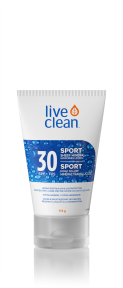 Live Clean   Sheer Mineral Sun Lotion SPF30 Sprt 113g