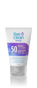 Live Clean   Sheer Mineral Sun Lotion SPF50 Baby 113g