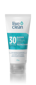 Live Clean   Sheer Mineral Sun Lotion SPF30 177g