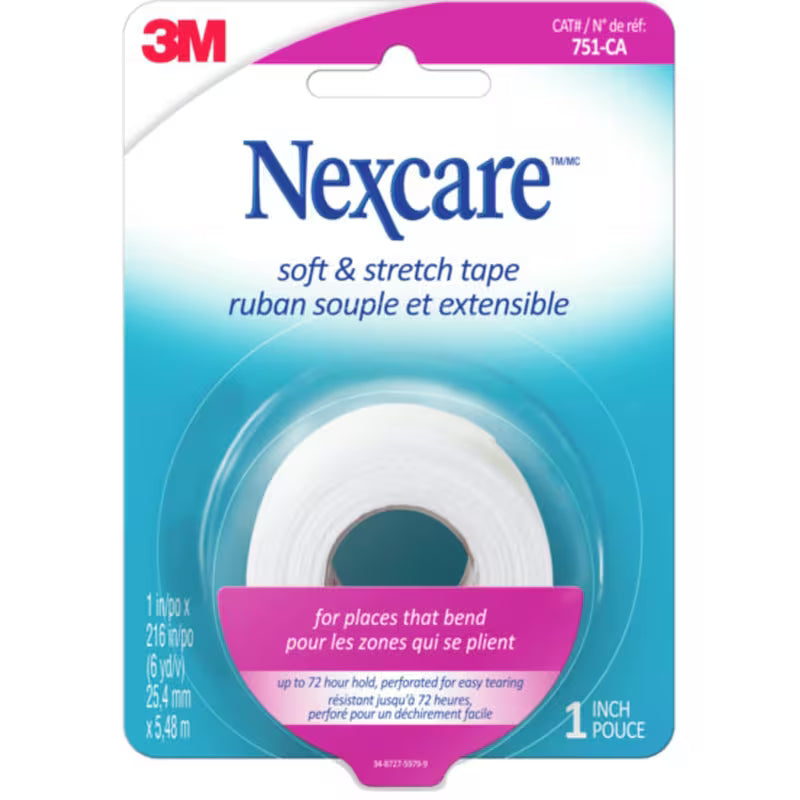 NEXCARE TAPE 751 SOFT & STRETCH 751 1"X216"