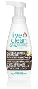 Live Clean   Vnlla Bn & Coconut Foaming Soap 400ml