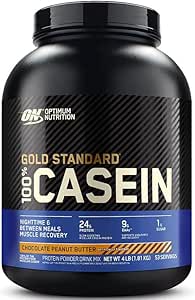 OPTIMUM NUTRITION GOLD STANDARD 100% CASEIN CHOCOLATE PEANUT BUTTER 4lbs
