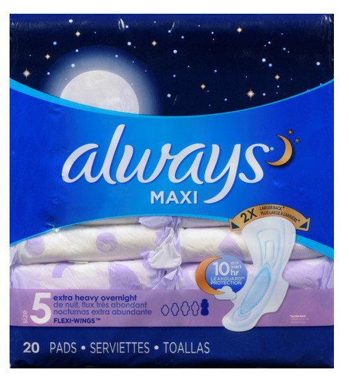 Always Maxi Extra Heavy Overnight Size 5