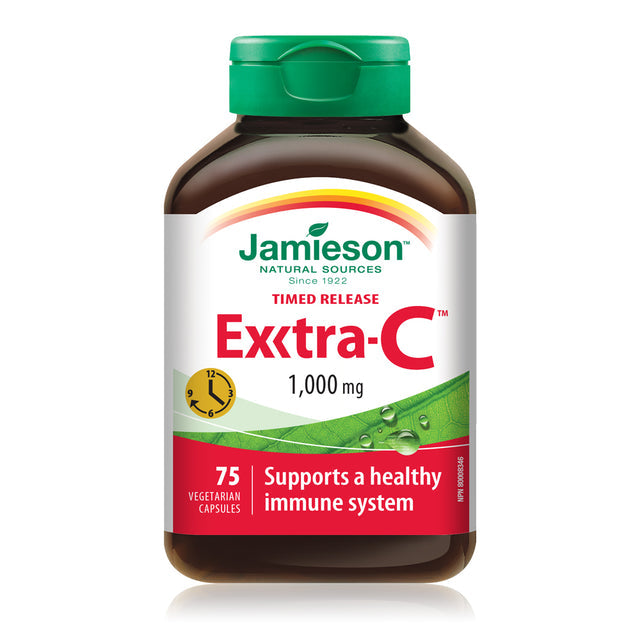 Jamieson JMS Extra-C 1,000 mg Timed Release 75 Capsules 75Capsules