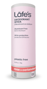 Lafe's Body Care   Stick Deodorant Rose + Coriander 64g