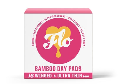 HERE WE FLO *   FLO Pads Day, w/Wings (16 pads)