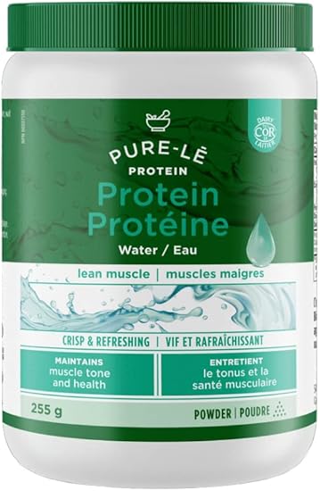 Pure-l? Pure-l? Clear Whey Protein Flavour: Water
Container Size: 255 g Each