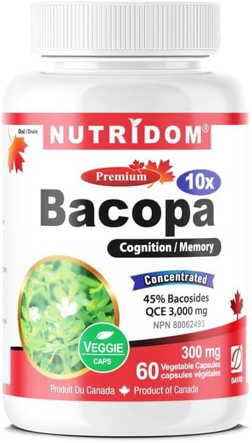 NUTRIDOM® Bacopa 10x 60 Vcaps