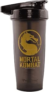 PerfectShaker Mortal Kombat Series MK Logo Shaker, 800ml