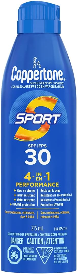 COPPERTONE SUNSCREEN SPF30 SPORT SP 215ML SPRAY