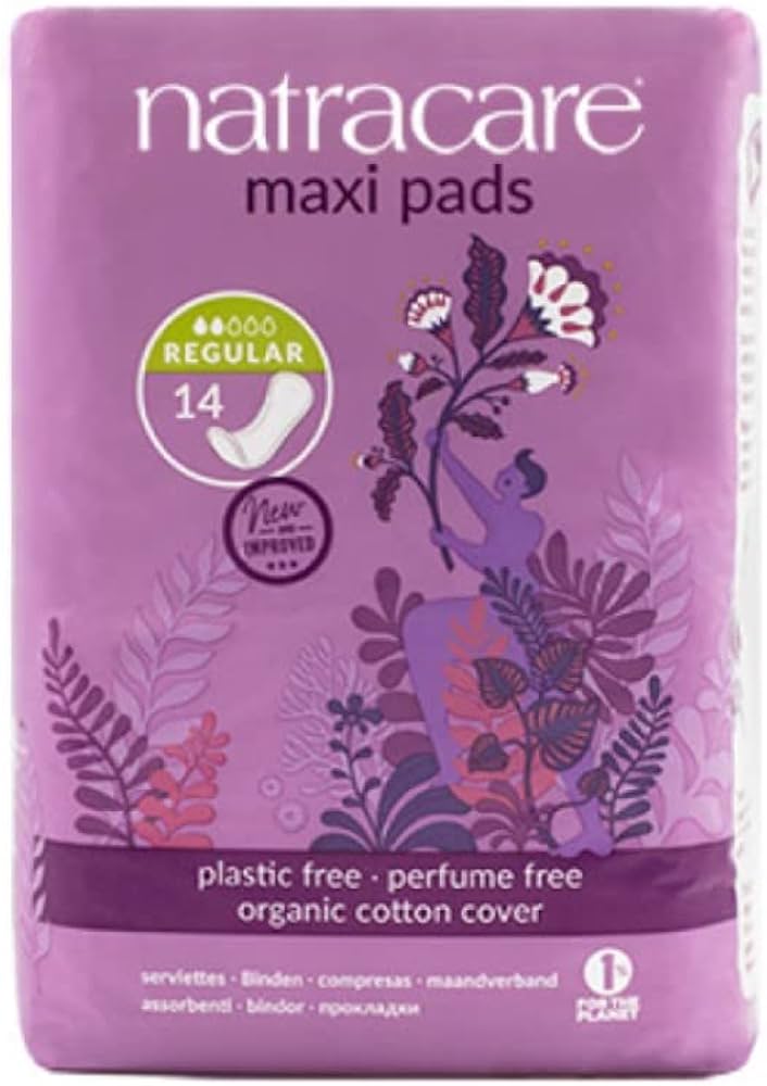 NATRACARE Regular Maxi Pads 14ct