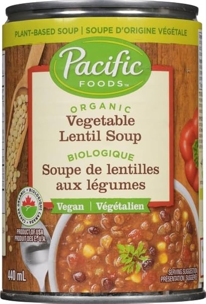 PACIFIC SOUPS - Organic Vegetable Lentil Soup 440ml