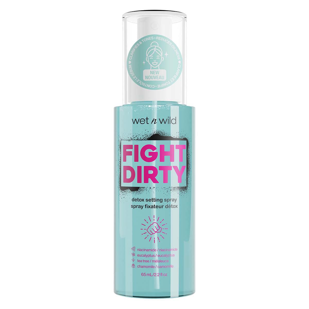 WET N WILD FIGHT DIRTY SP CLARIFYING SETTING 65ML pack of 2