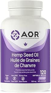 AOR Hemp Seed Oil 500mg (Vegan Softgel) 120sg