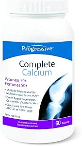 Progressive Complete Calcium For Adult Women 50+ 60tabs