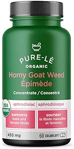 Pure-l? Pure-l? Organic Organicaps Flavour: Horny Goat Weed
Container Size: 60 Count Each